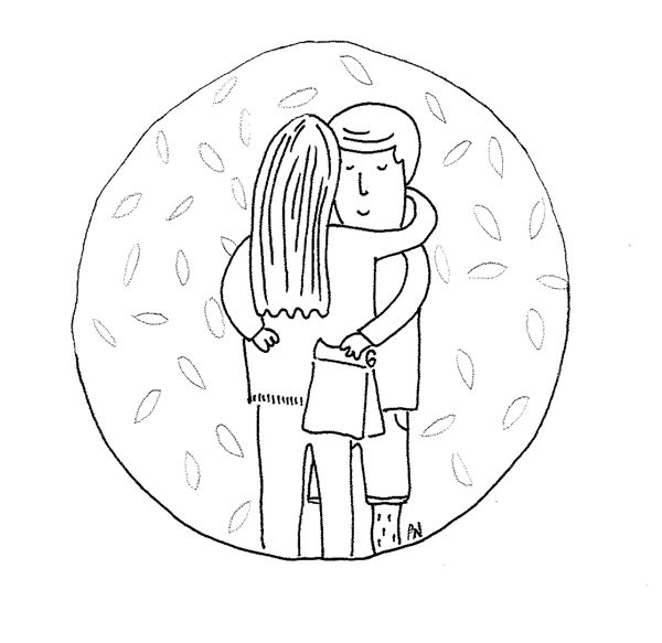 Photo Credit: Illustration of two people hugging