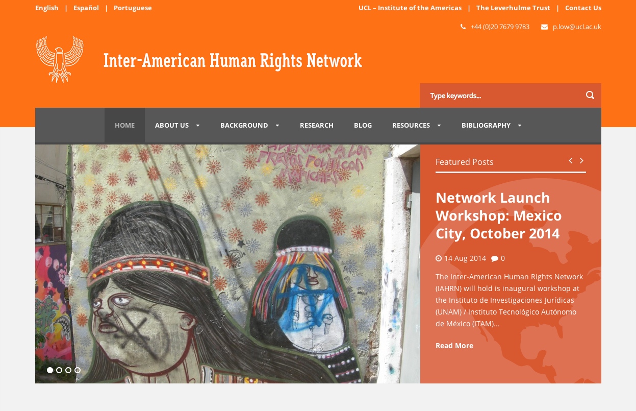 The Inter-American Human Rights Network Launches New Website