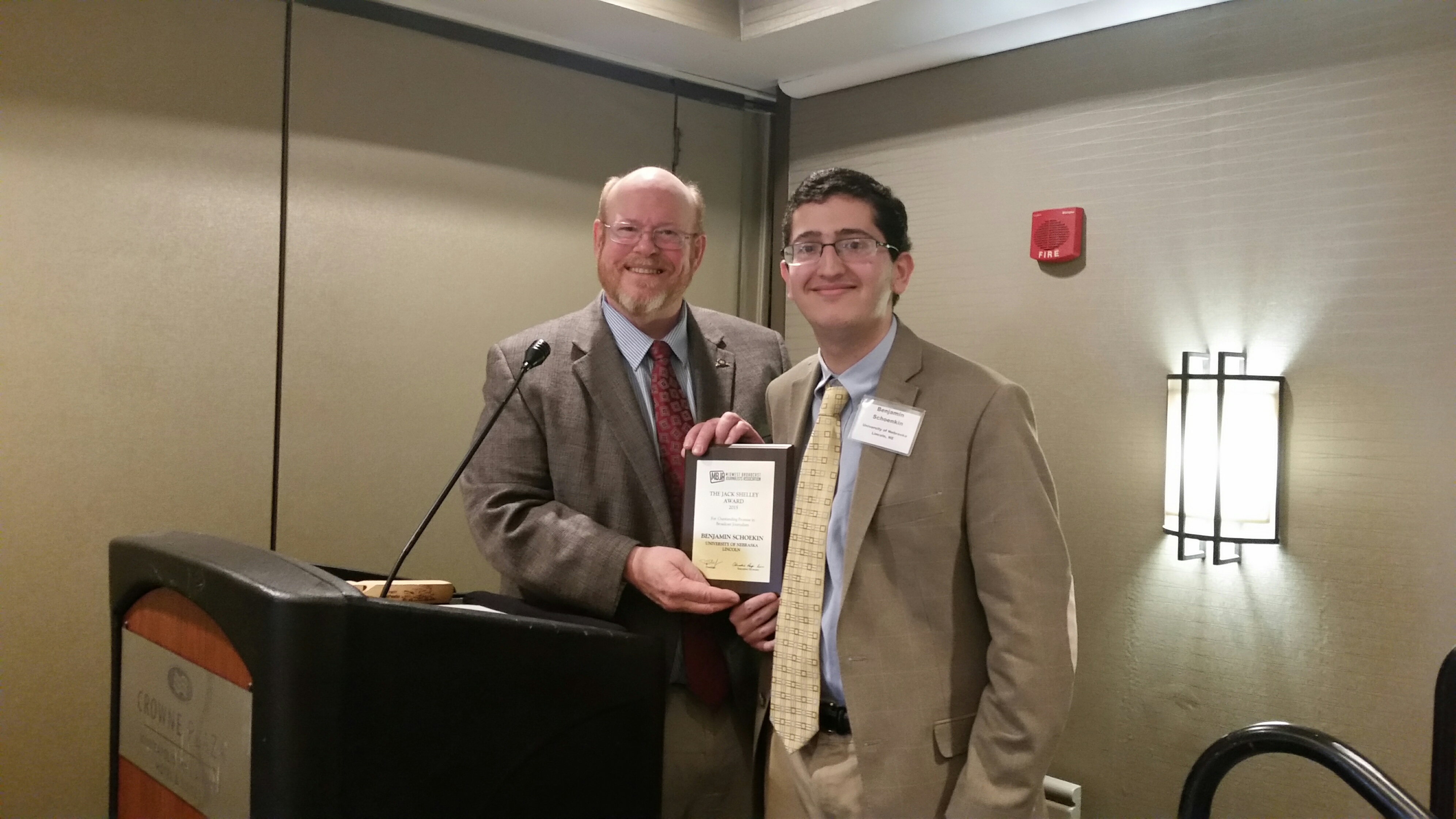 Political Science major receives awards at Midwest Journalism Conference