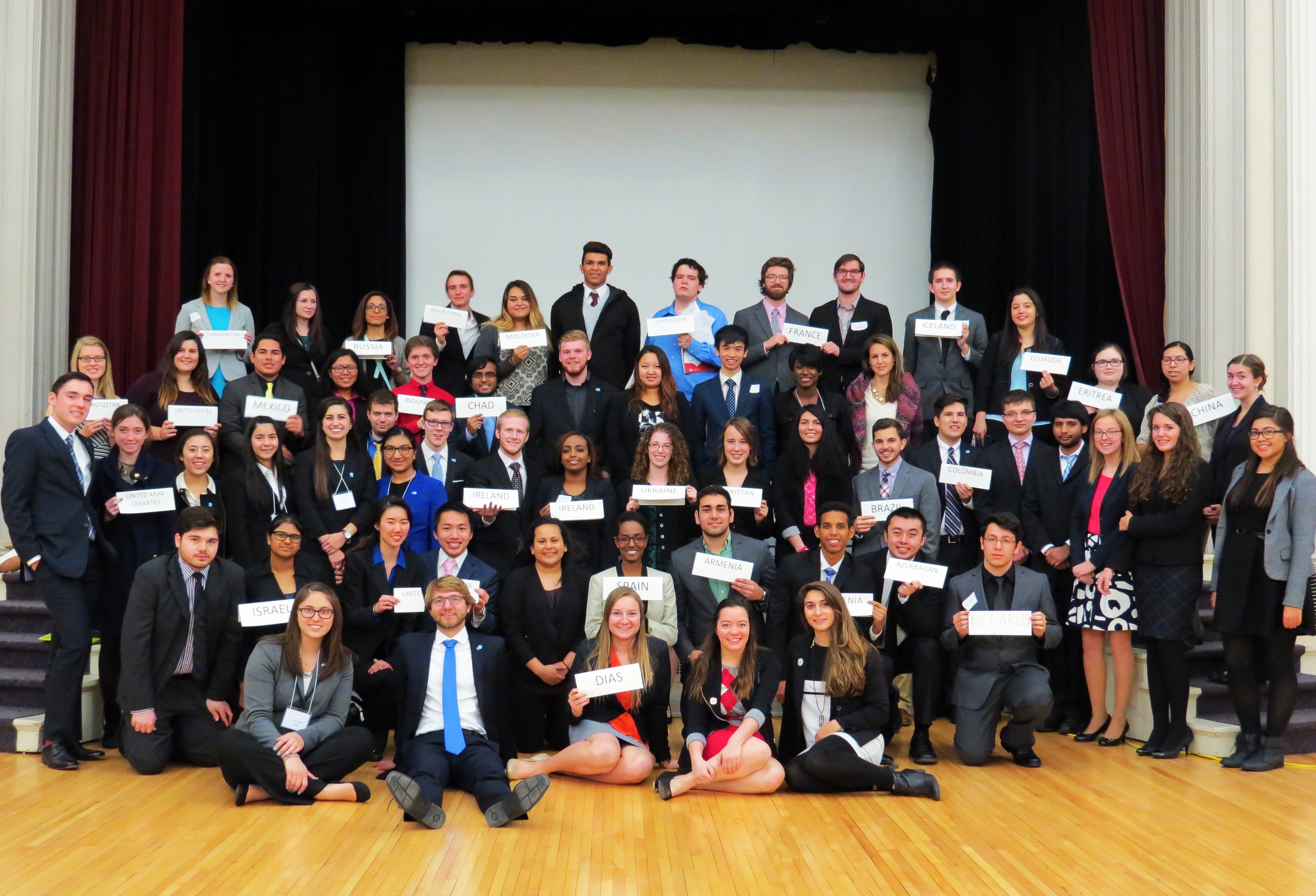 Photo Credit: Model UN Delegates from UNL, UNK, Creighton and Hastings College 