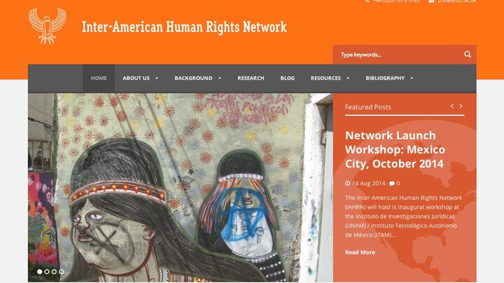 Inter-American Human Rights Network Website