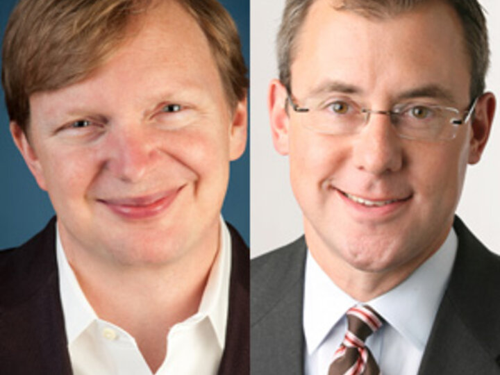 Jim Messina and Jeff Zeleny